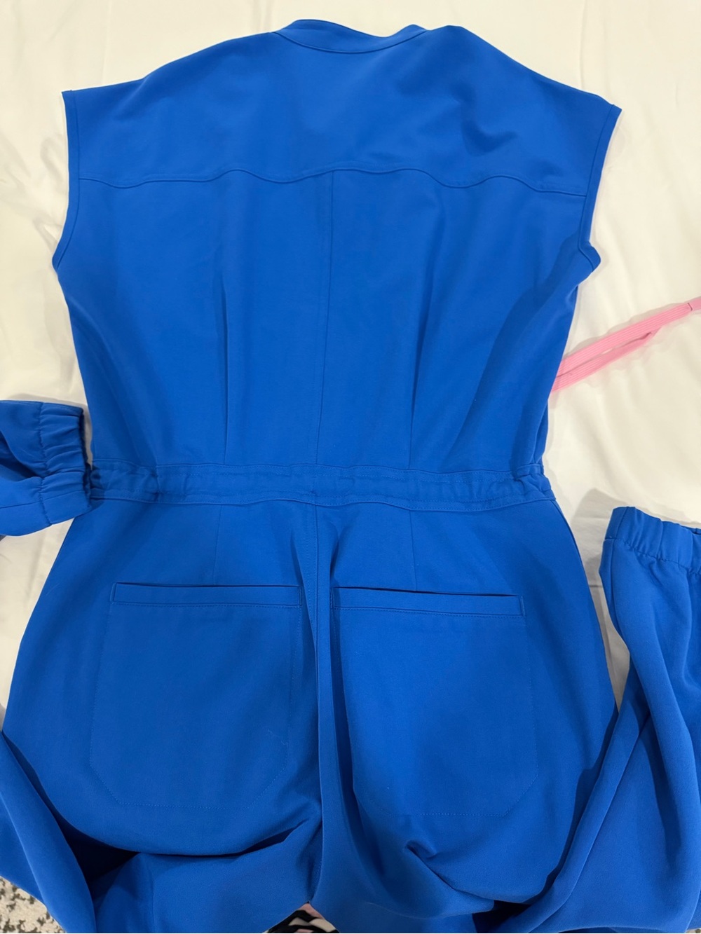Figs Cobalt Blue Sleeveless Jumpsuit